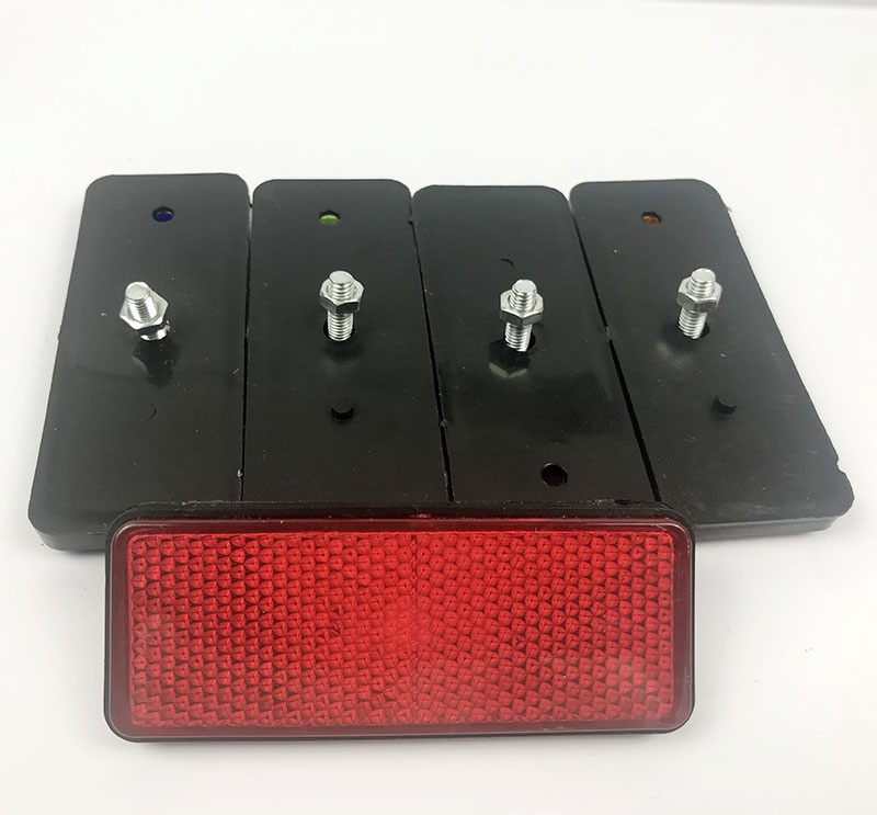 General-purpose modified accessories for motorcycles and electric vehicles, tail plate, mud shield, safety warning plate, square reflector, reflector