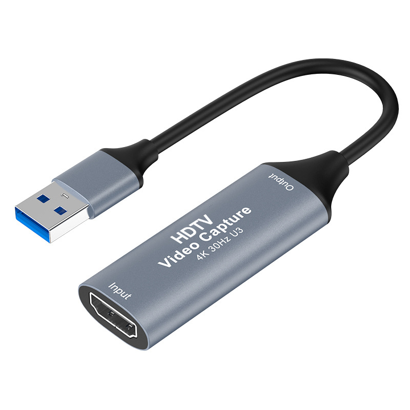 USB 3.0 to Hdtv Capture Card 4K Hd Recording Collector Game Live Broadcast Hdtv to USB Source Factory