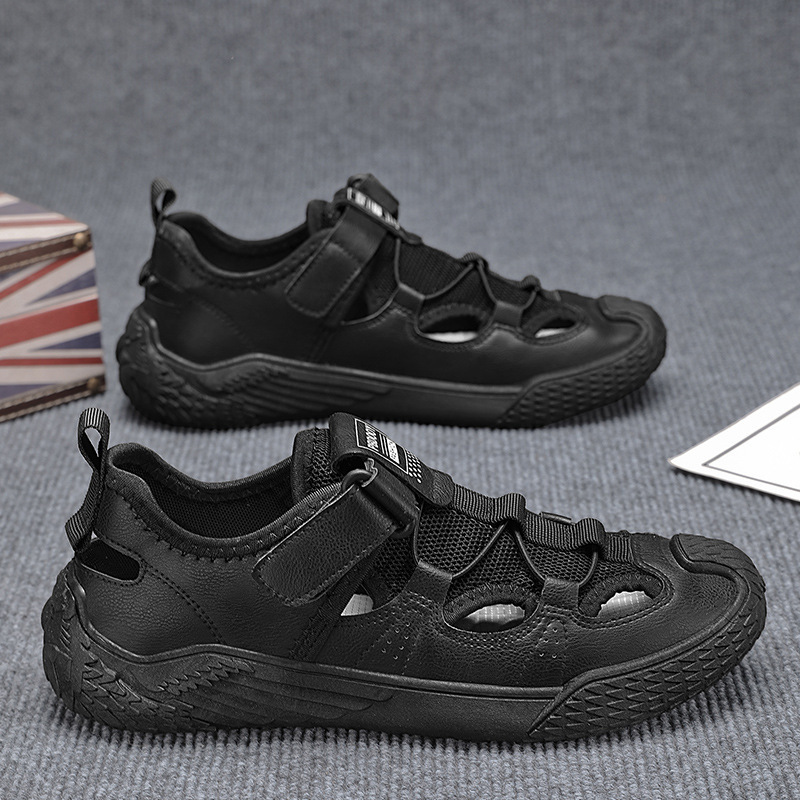 Men's Shoes Summer New Breathable Outdoor Beach Clogs Trendy Versatile Sandals Lightweight Sports Shoes Casual Slippers