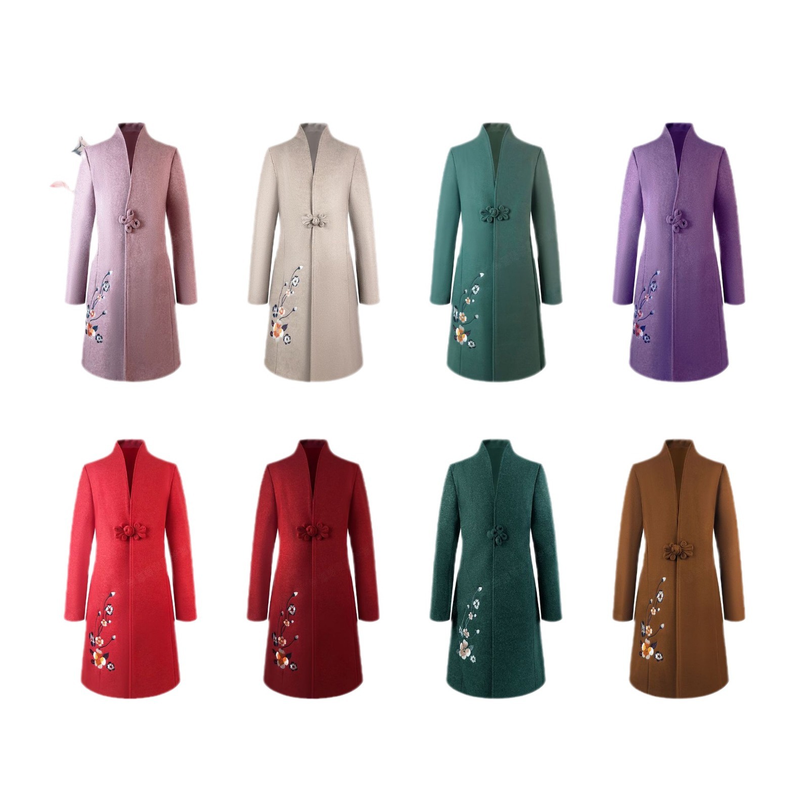 White thing manufacturers wholesale Women's shroud full set of seven-piece woolen cloth modern casual shroud old clothes