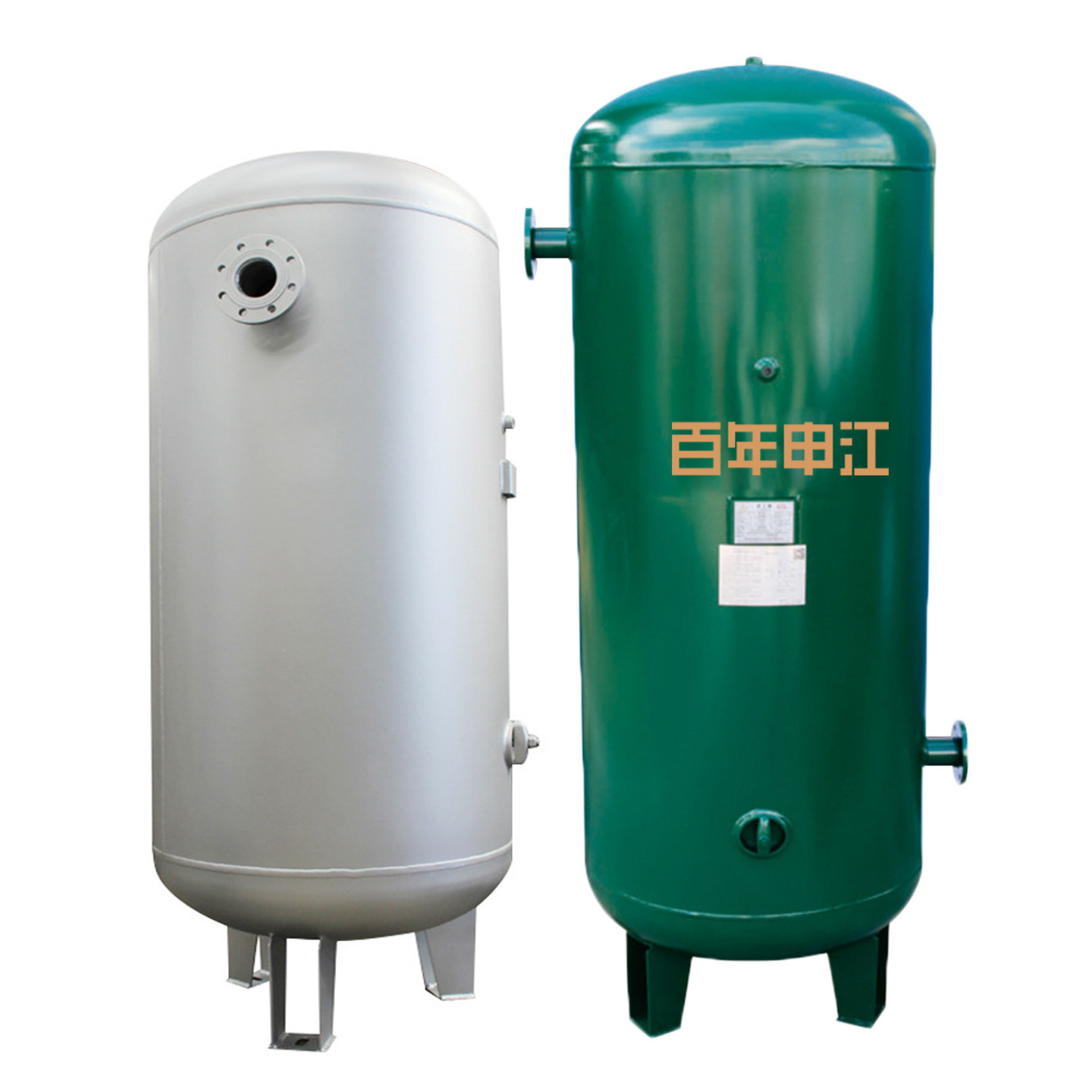 Shanghai Shenjiang Gas Storage Tank Pressure Tank 1 Cubic Meter Nitrogen 2 Air Compressors Vacuum Negative Pressure Oil Storage Buffer 5 Centuries