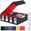 Four Rows of Magnets 300+ Windowed Storage Card Box Dice Drawer Box Vertical Box Horizontal Box 100+ Combination Retro