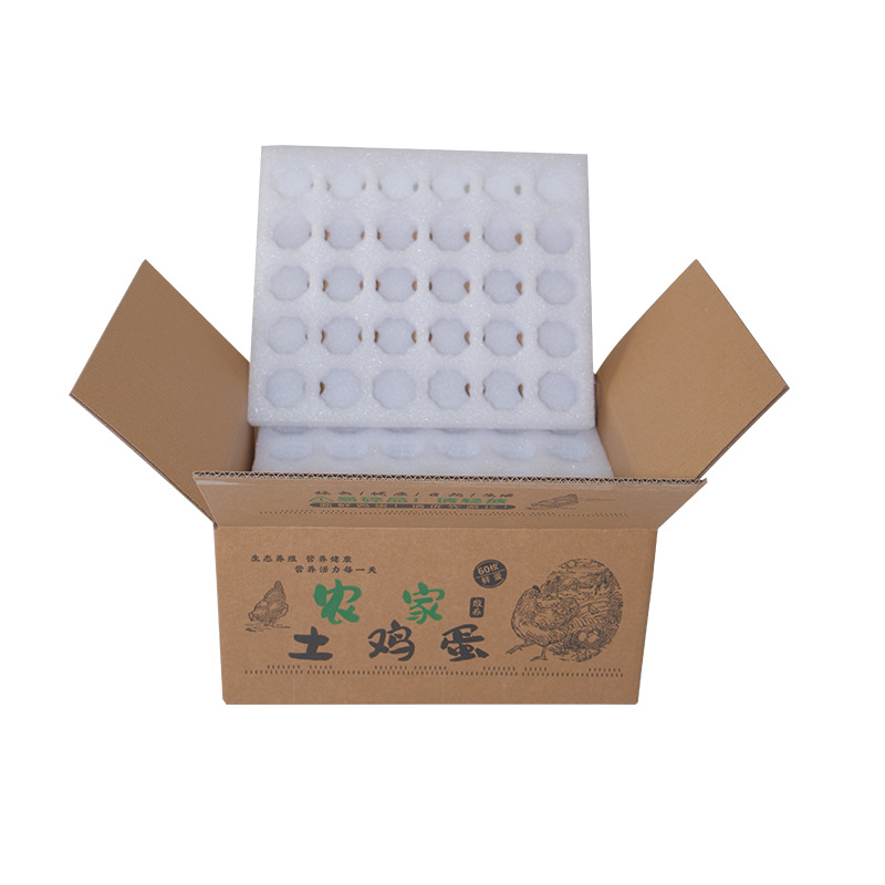 Manufacturer Egg Tray Anti-Fall Shock-Absorbing Pearl Cotton Epe Egg Tray Egg Tray Carton Egg Packaging Box Spot Wholesale