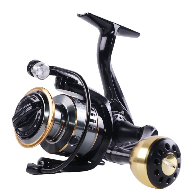 Cross-Border Lure Spinning Reel, All-Metal Sea Fishing Long-Distance Casting Reel, Sea Rod Imitation Reel, Raft Fishing Reel, All-Metal Spinning Reel
