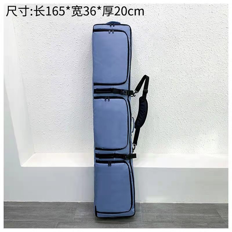 Wet and Dry Separation Ski Backpack, Ski Equipment Bag, Single Board Bag with Wheels, Can Be Checked, Can Be Carried on the Shoulder, and Can Be Added with Logo