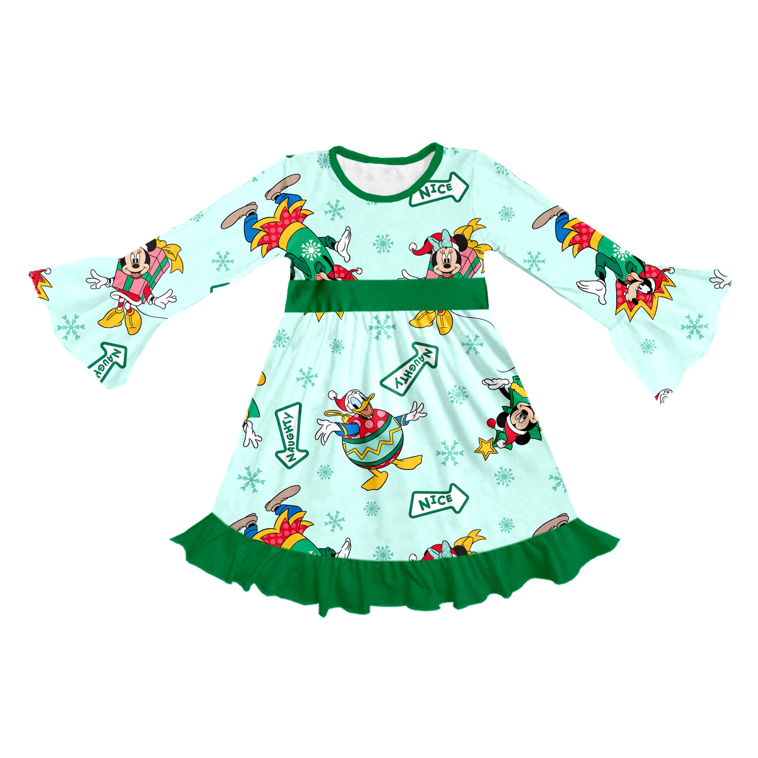 Boutique Foreign Trade Children's Clothing Printed Children's Cute Creative Customized Autumn Nightgown