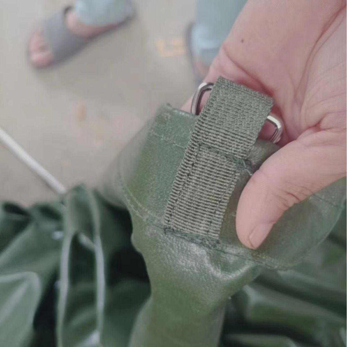 Transport Truck Tarpaulin Thickened Military Green Cover Cloth Howo Car Pvc Rainproof Cloth Wear-Resistant and Tear-Resistant for Trucks