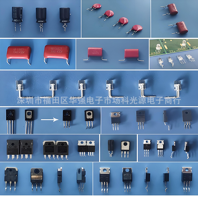 Led Light-Emitting Diode Processing and Forming, Bending, Cutting and Folding Feet, Plus 12V Resistor Welding Wire, Wire Length 20mm