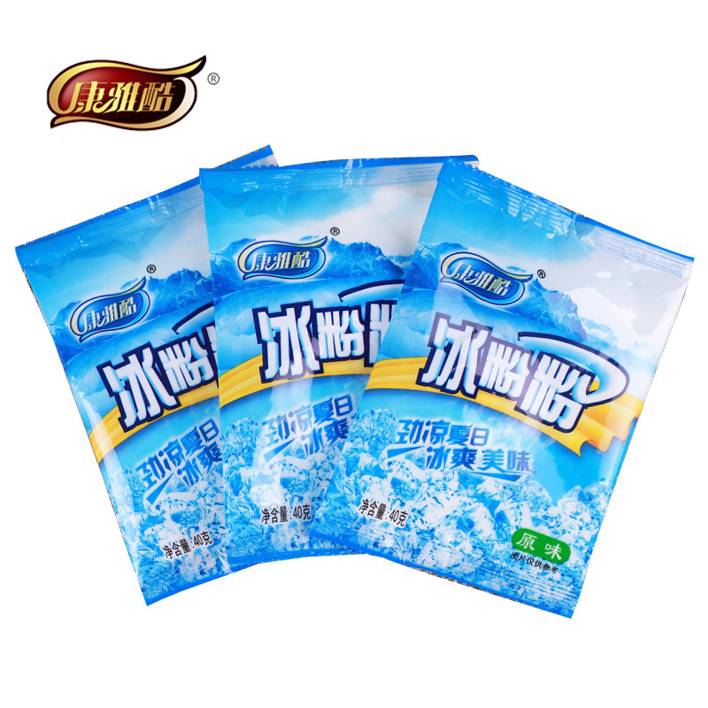 Kangya Cool Ice Powder Original Flavor 40g White Jelly 50g Bag Summer Refreshing Commercial Household Beverage Wholesale