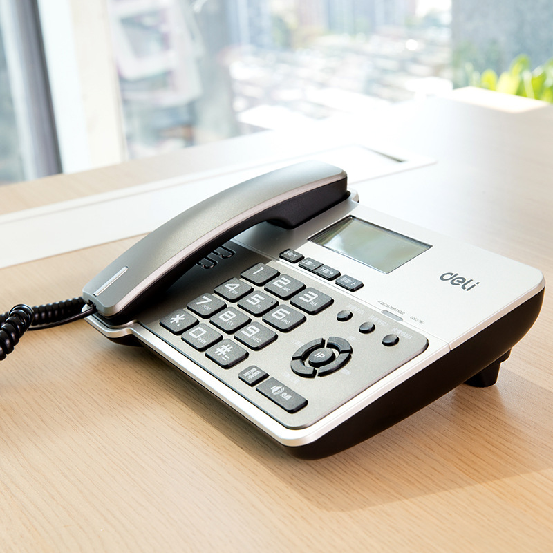 Deli 796 Telephone/Fixed Telephone/Landline Office Home Business Fixed Telephone Wired Caller Display Telephone