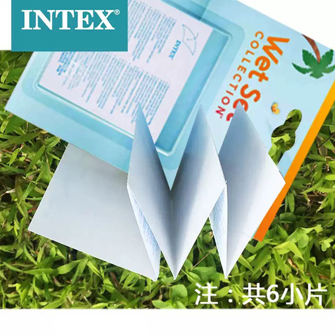 Original Genuine Intex Inflatable Mattress Boat Toy Swimming Pool Special Repair Sheet Pvc Self-Adhesive 59631