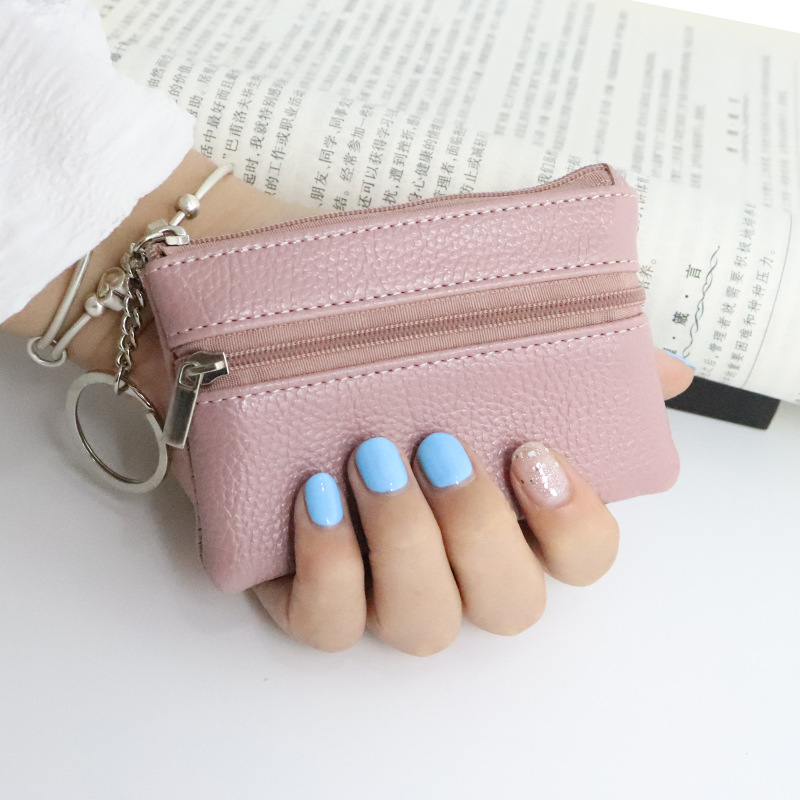 Korean Style Wallet Mini Fashion Coin Purse Women's Thin Short Small Clutch Bag Women's Key Bag Card Bag Coin Bag