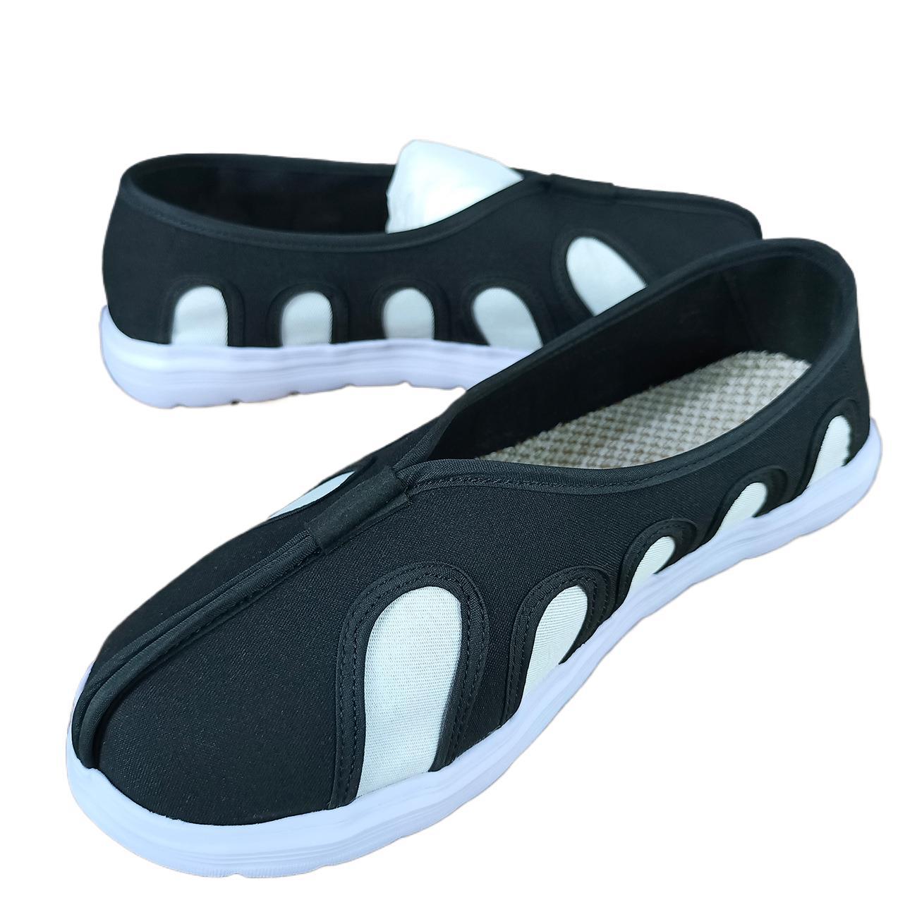 春夏秋冬网面布面道长道士鞋十方鞋布鞋加厚加绒加棉练功防滑男女