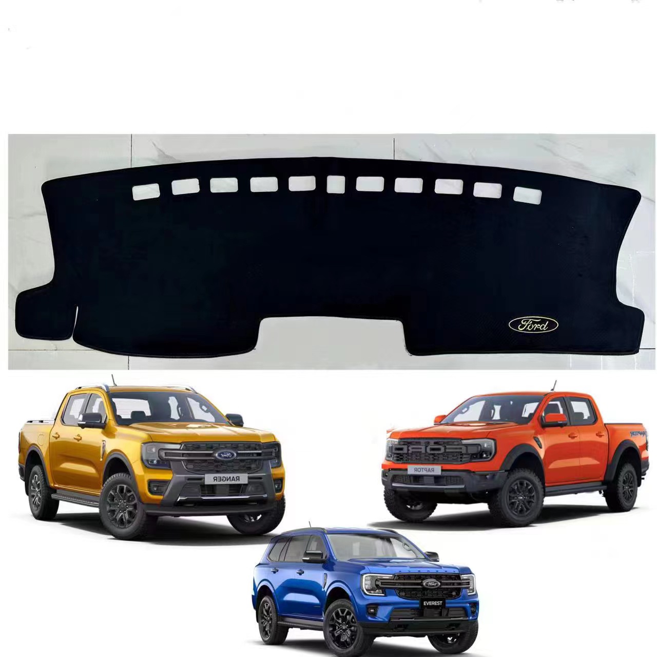 Applicable to Ford Next-Gen Ranger23-24 instrument panel light-proof pad special center console pad for special vehicles