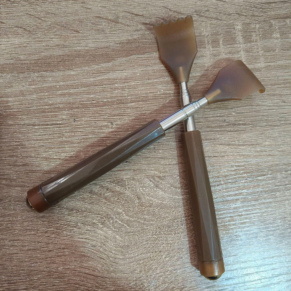 Extendable Back Scratcher for Self-Use, Full-Body Back Scratcher with Hand-Held Wire Control