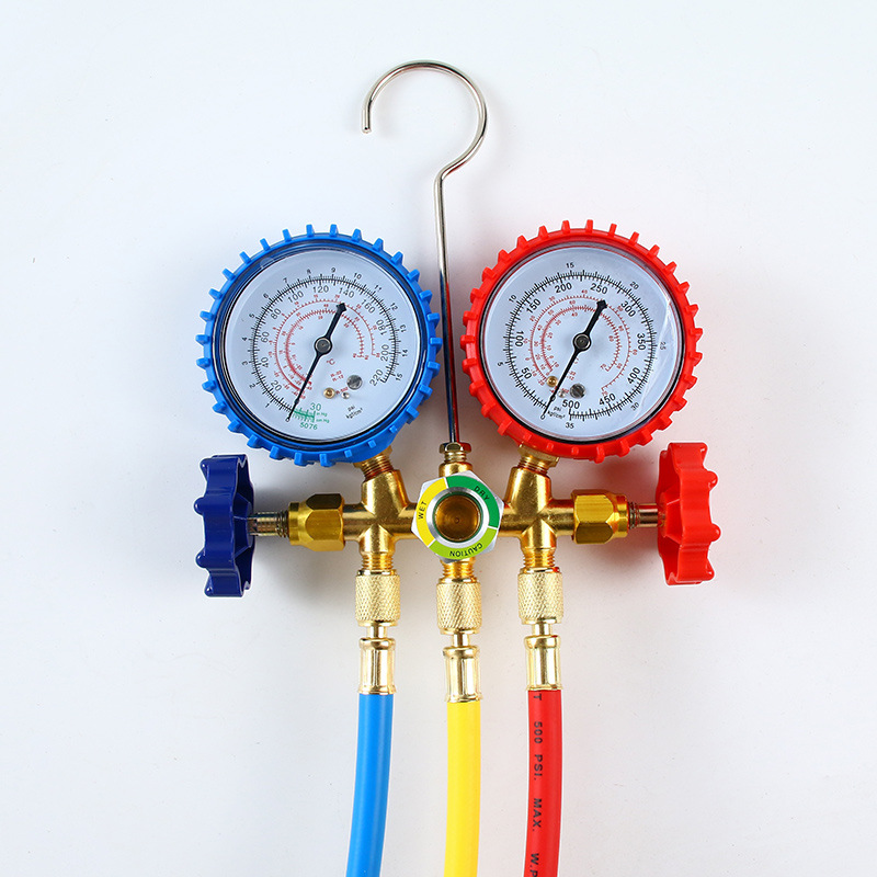 536g Air Conditioner Meter Liquid Filling Double Meter Valve R22 R134 Refrigerant Meter Plus Household Car Air Conditioner Plus Fluoride Customization