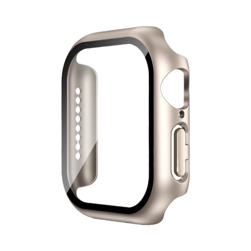 Suitable for Apple S10 Watch Case Frosted Fuel Injection Case Tempered Film Integrated Pc Hard Shell iWatch Protective Case Watch Case