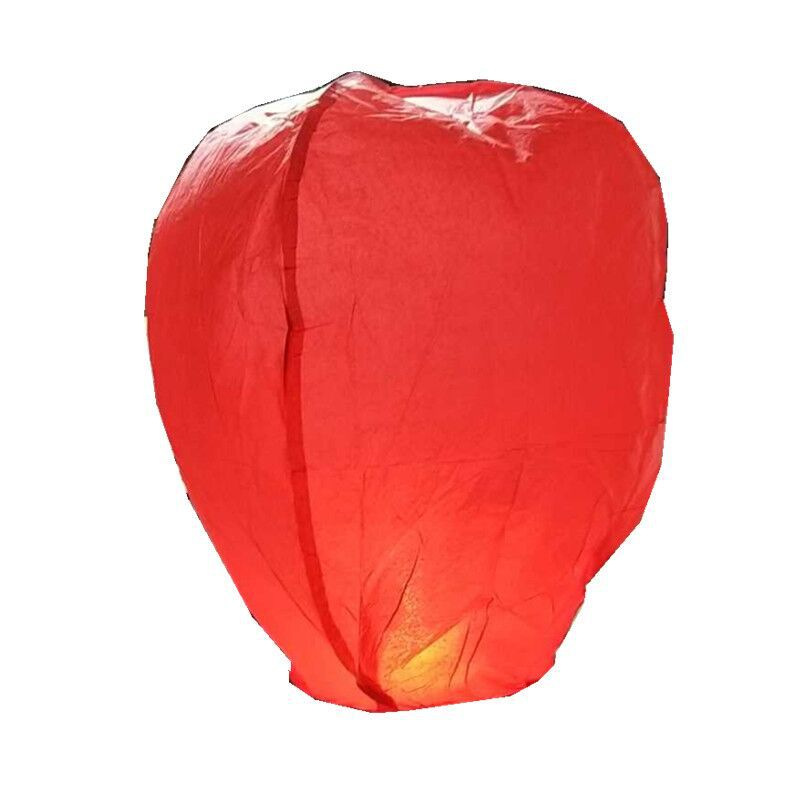 Kongming Lantern Foreign Trade Wholesale Wishing Lantern Thickened Flame Retardant 1.85m Sky Lantern Four Color Floating Tail Lamp Thai Lantern