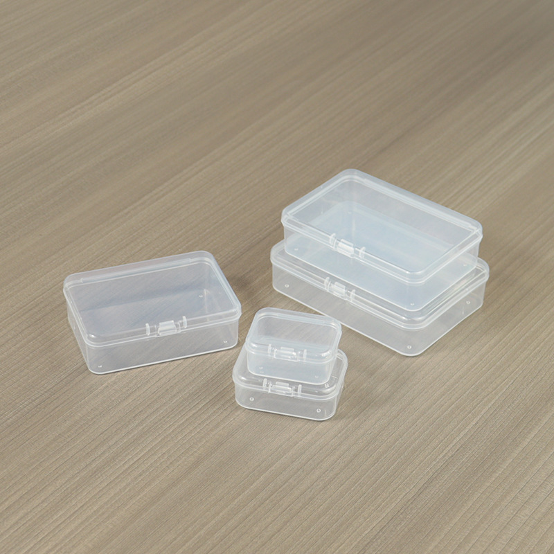 Transparent PP Rectangular Full Empty Box Business Card Bank Card Dustproof Storage Box Soap Tablet Wax Grain Plastic Packaging Box