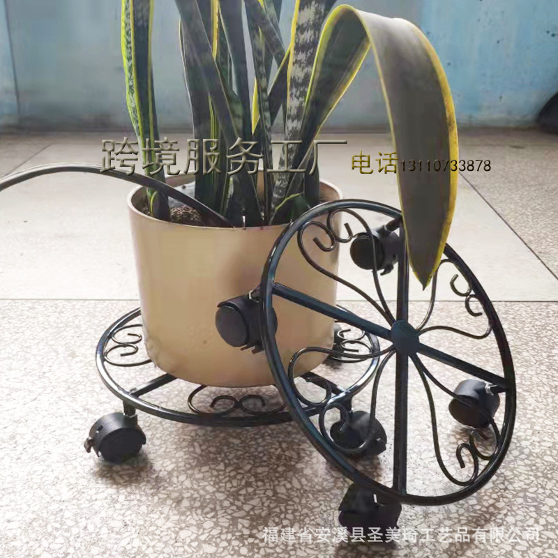 Мобильный металлический цветочный стеллаж, напольный, большой, с тормозами, универсальные колеса, передвижной стеллаж для цветочных горшков