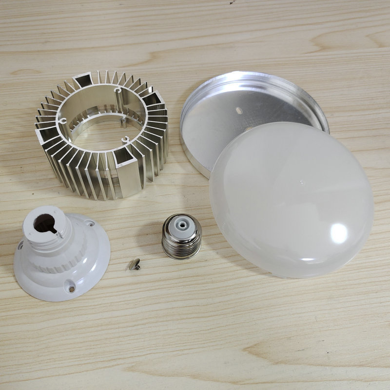 Factory direct car aluminum profile Net red mushroom lamp radiator shell kit machining support customized on demand