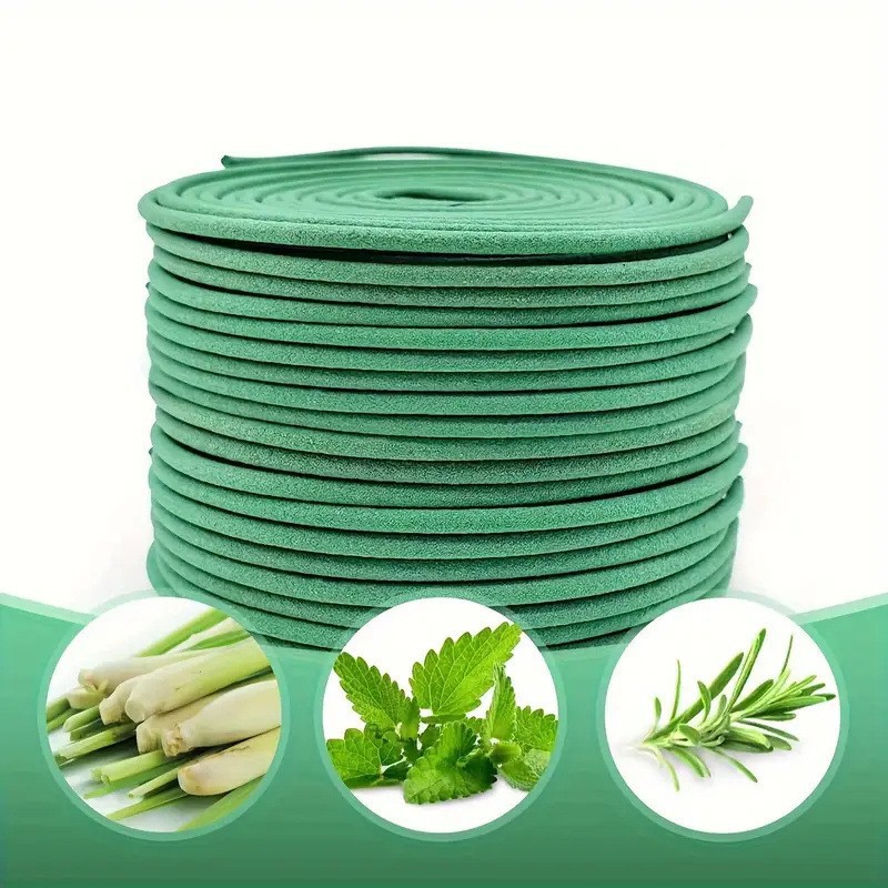 Manufacturer Wholesale 24-Plate Citronella Incense Coils Can Repel Mosquitoes and Remove Odors Cross-Border Green Incense Street Stall Supply Toilet Aromatherapy