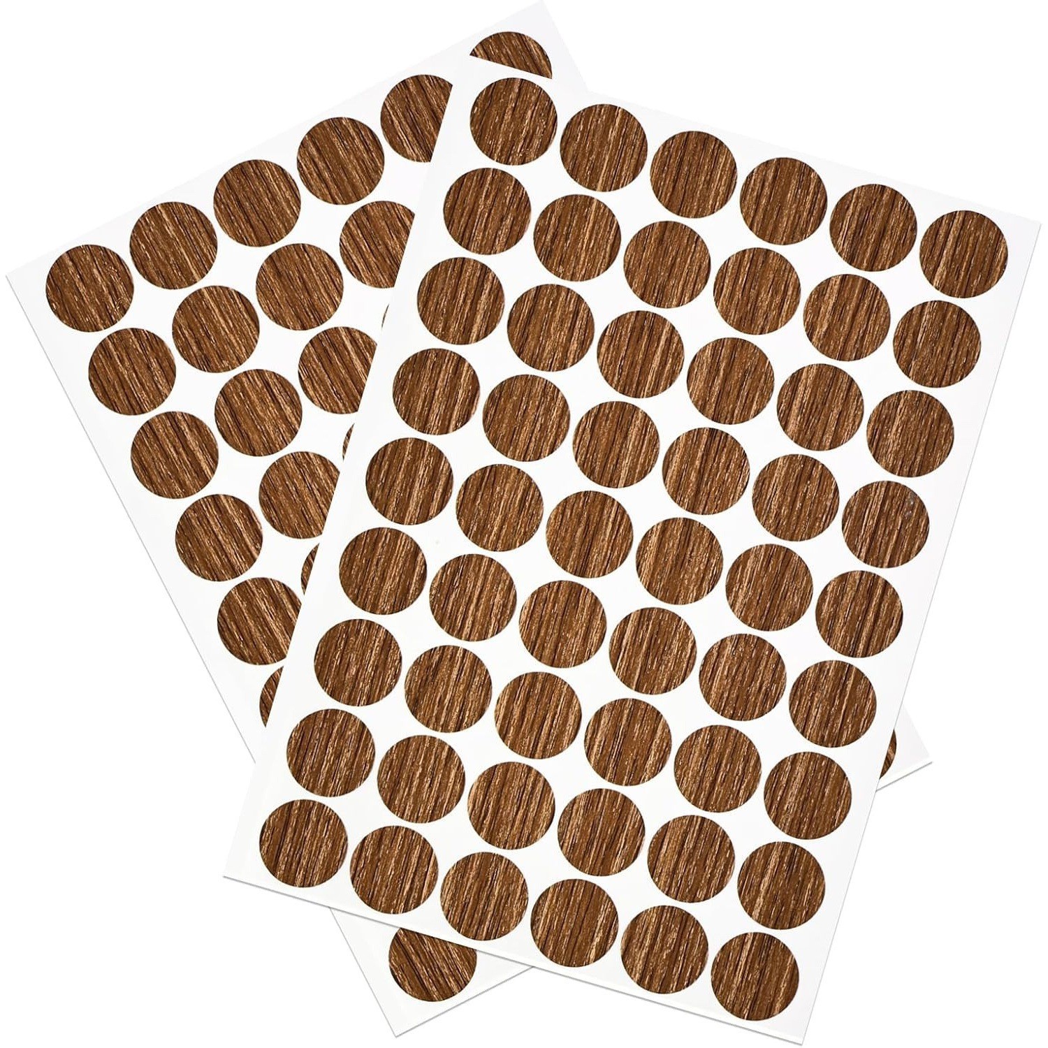 Furniture Cabinet Self-Adhesive Sealing Stickers Self-Adhesive Screw Hole Stickers Brown Pvc Furniture Repair Decoration Use