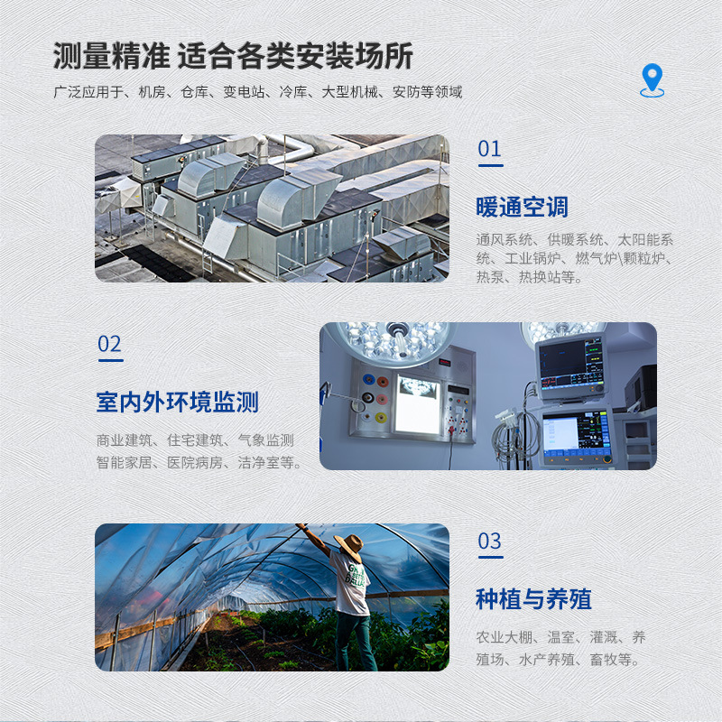 Lifu Temperature and Humidity Sensor 4-20Ma Room Wall-Mounted Temperature and Humidity Transmitter with Display Rs485 Temperature and Humidity Meter