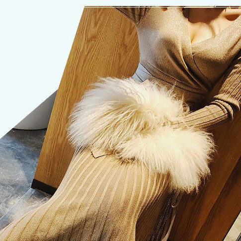 2019 European Beach Wool Chain Bag All-match Sweet Crossbody Bag Shoulder Bag Fashion All-match Niche Design