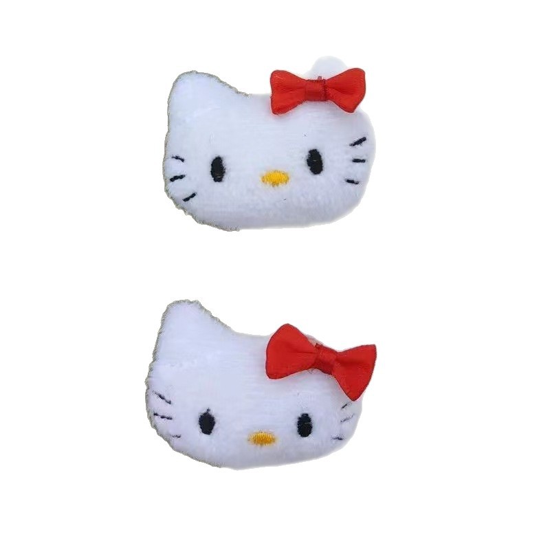 DIY Jewelry Accessories, Kidsren's Socks, Shoes, Clothing, Scarf Accessories, Cute Fabric Kt Cat, Plush Cartoon Doll Head