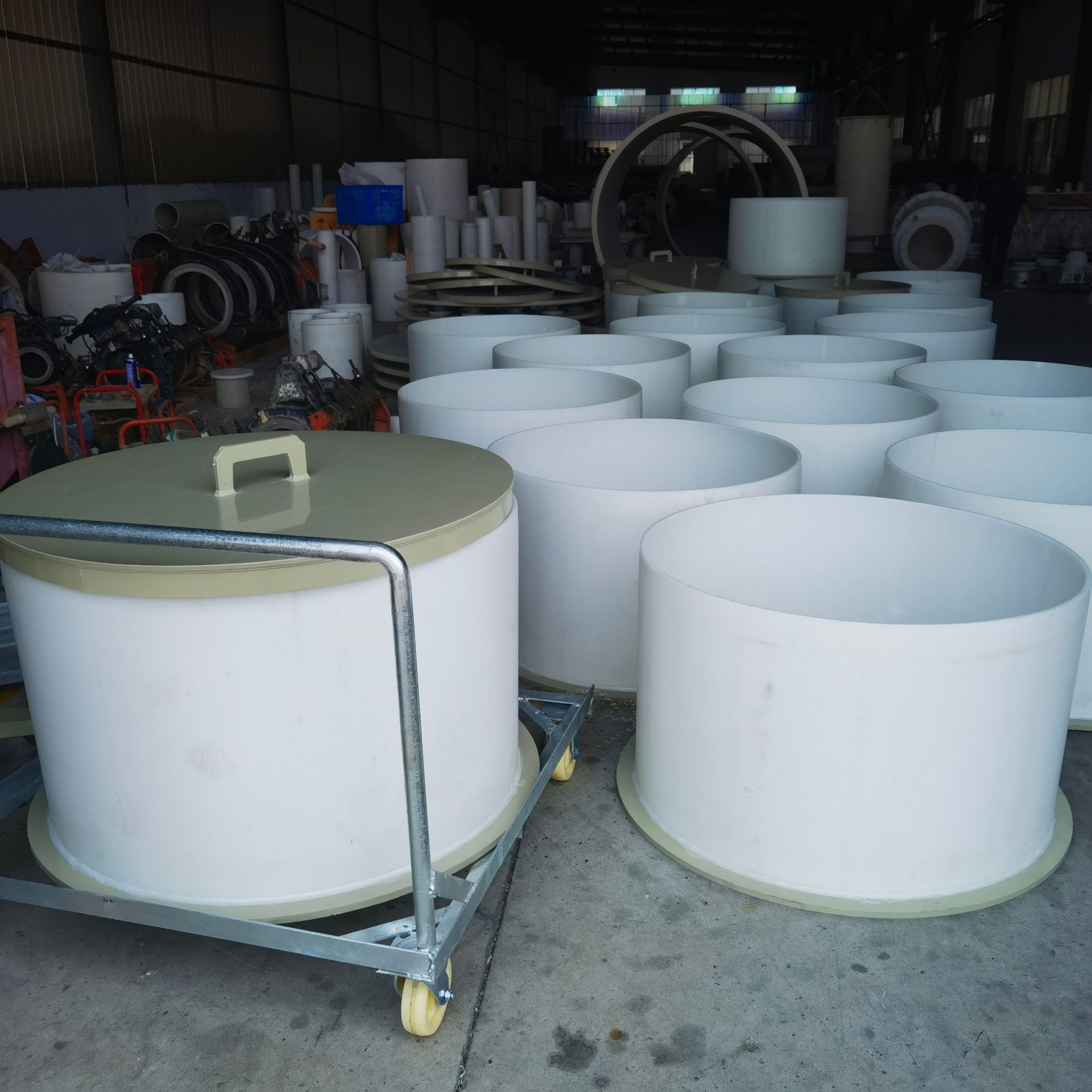 Pickling tank PP/PPH polypropylene acid-alkali immersion tank laboratory sewer electroplating tank Anodic Oxidation Tank