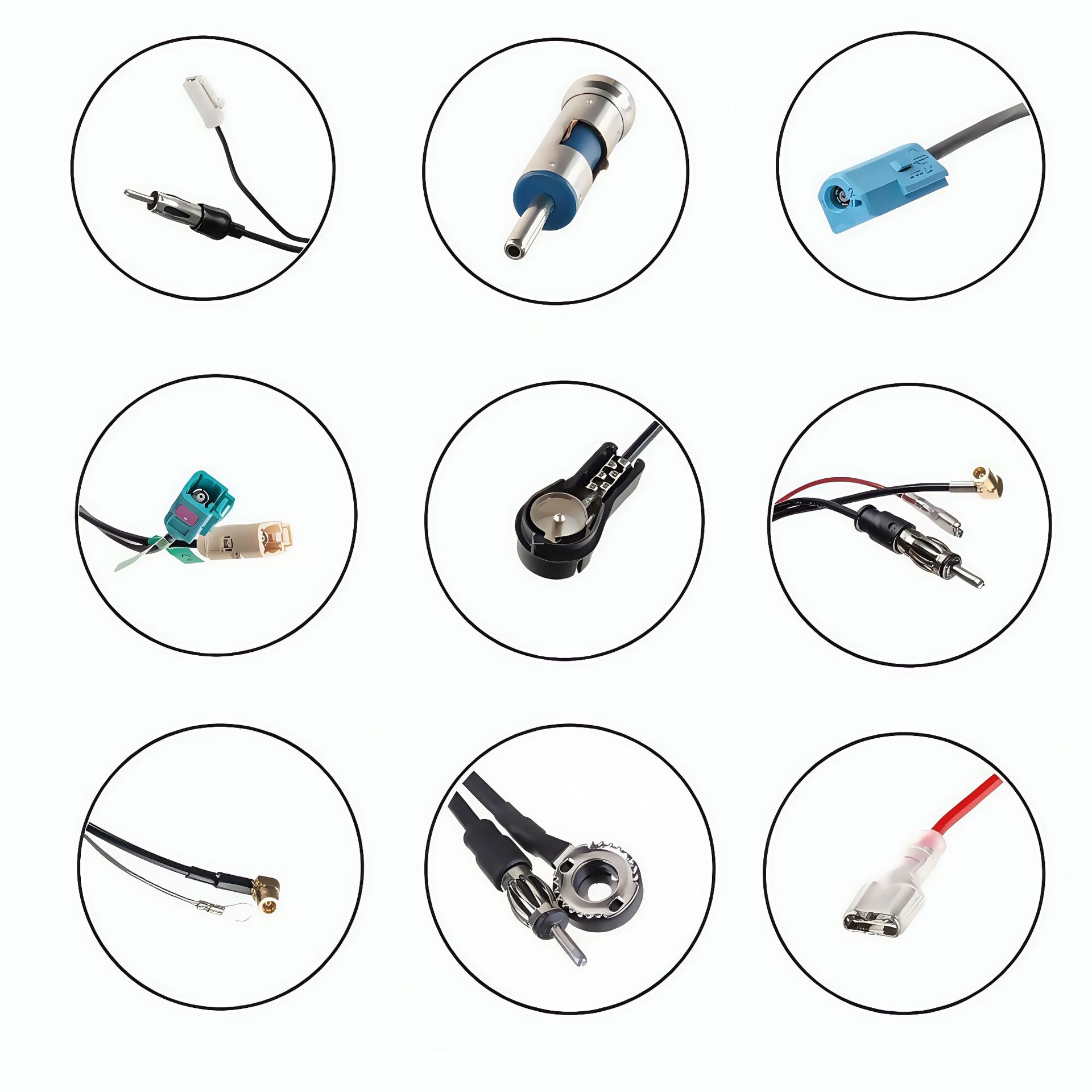 Car Connector Wiring Harness Connector Rat Plug Connector Connector Rako Din Fakra Sma Smb