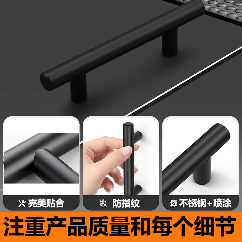 Cabinet Hardware Drawer Wardrobe Handle Small Gold Silver Metal Stainless Steel Furniture Wardrobe Door Handle High-End