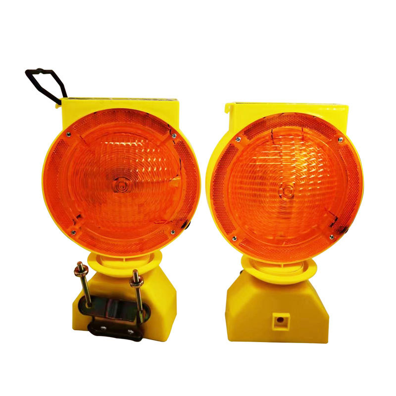 Factory Direct Sales Construction Warning Light Charging-Free Traffic Obstacle Light Night Safety Strobe Light Solar Warning Light