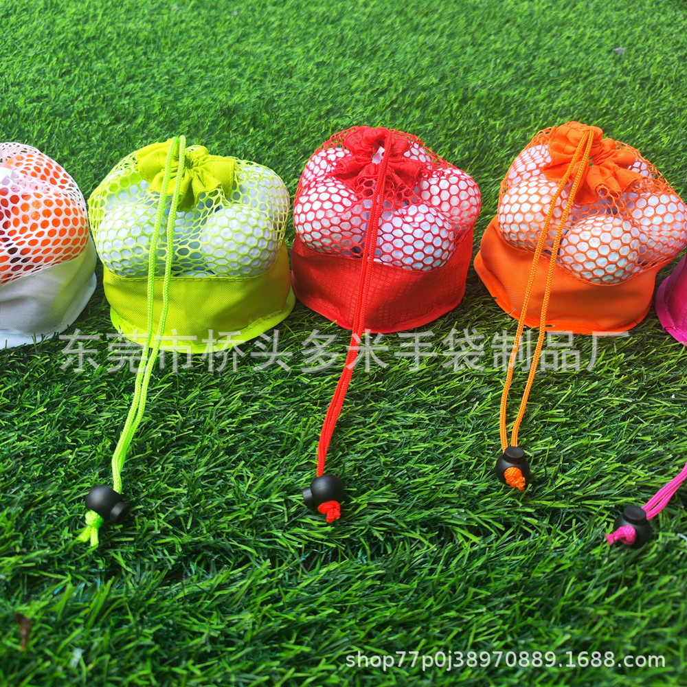 Factory spot no LOGO net bag nylon net bag storage bag can hold 12 golf ball bags