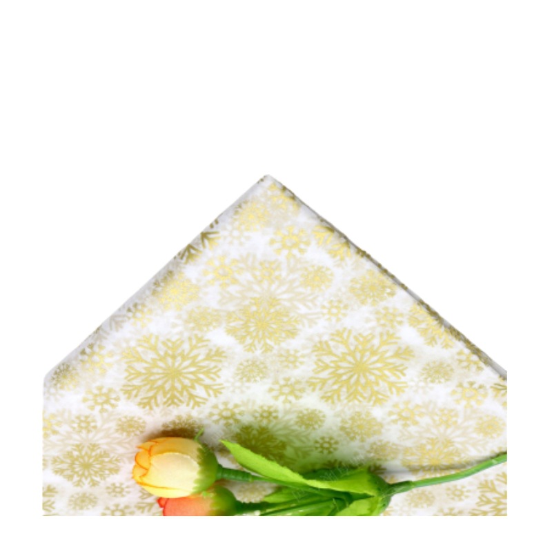 17g Christmas Snowflake Printed Copy Paper, Cross-Border Ready Stock Sydney Paper, Lightweight Christmas Gift Box Packaging Material