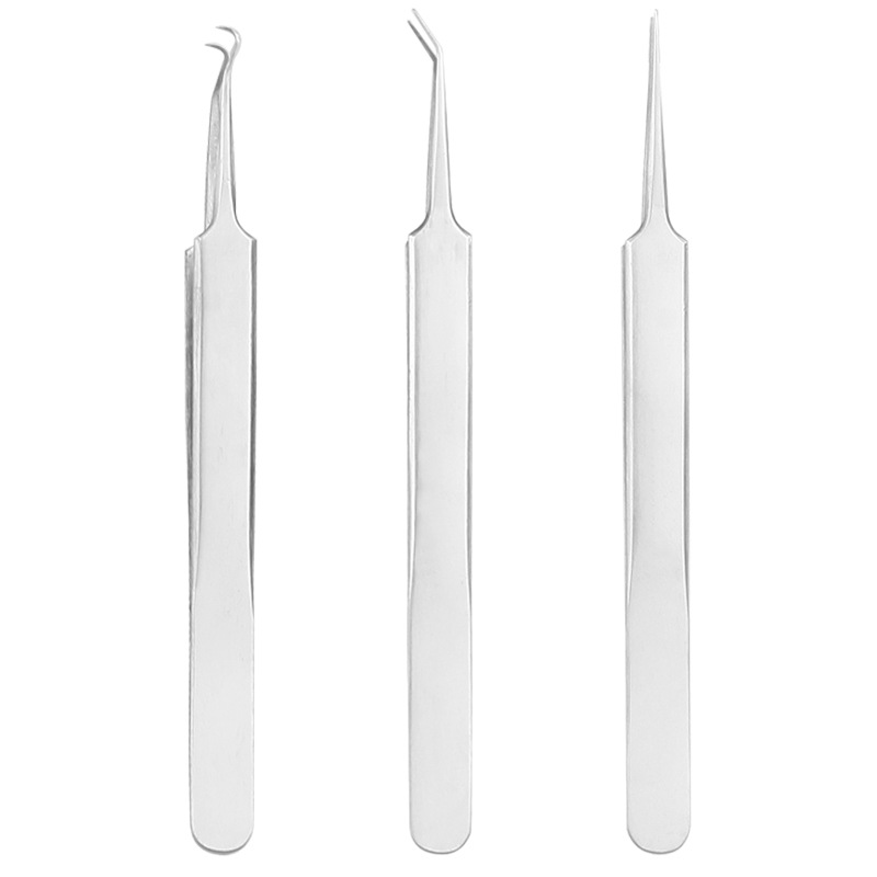 In-Stock Stainless Steel Acne Clips, Acne Needles, Blackhead Needles, Acne Removal 3-Piece Beauty Tool Set