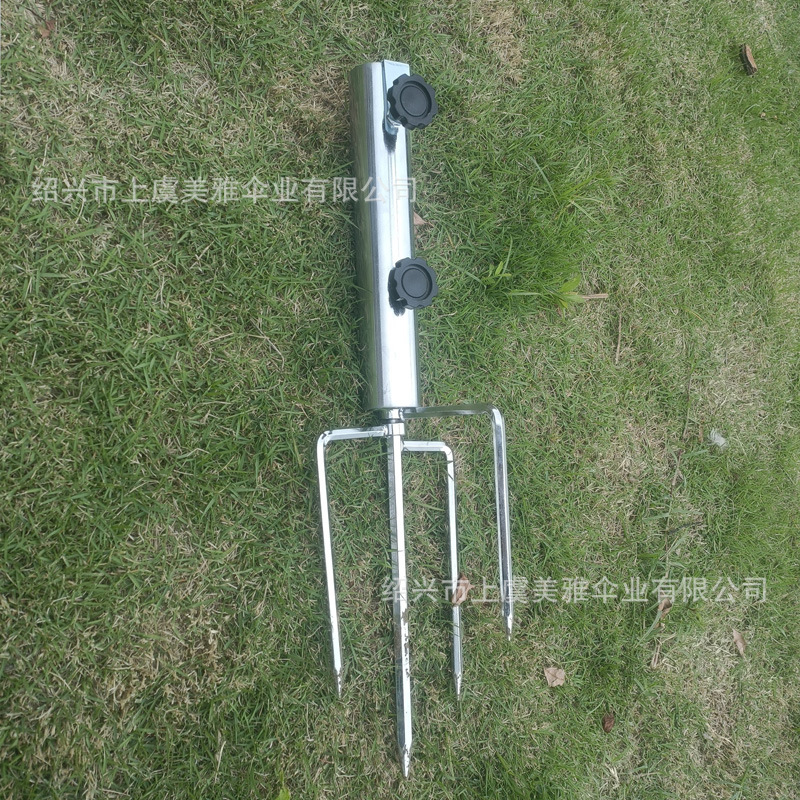 Cross-Border Hot-Selling New Four-Legged Detachable Ground Plug Fishing Umbrella Umbrella Plug Outdoor Umbrella Anchor Heavy-Duty Sand Anchor Umbrella Holder