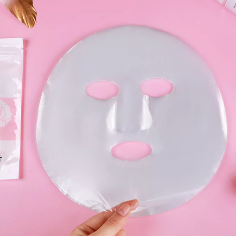 Disposable Plastic Wrap Facial Mask Stickers for Household Moisturizing and Water-Locking Women's Facial Water-Locking Stickers Plastic Facial Mask Paper