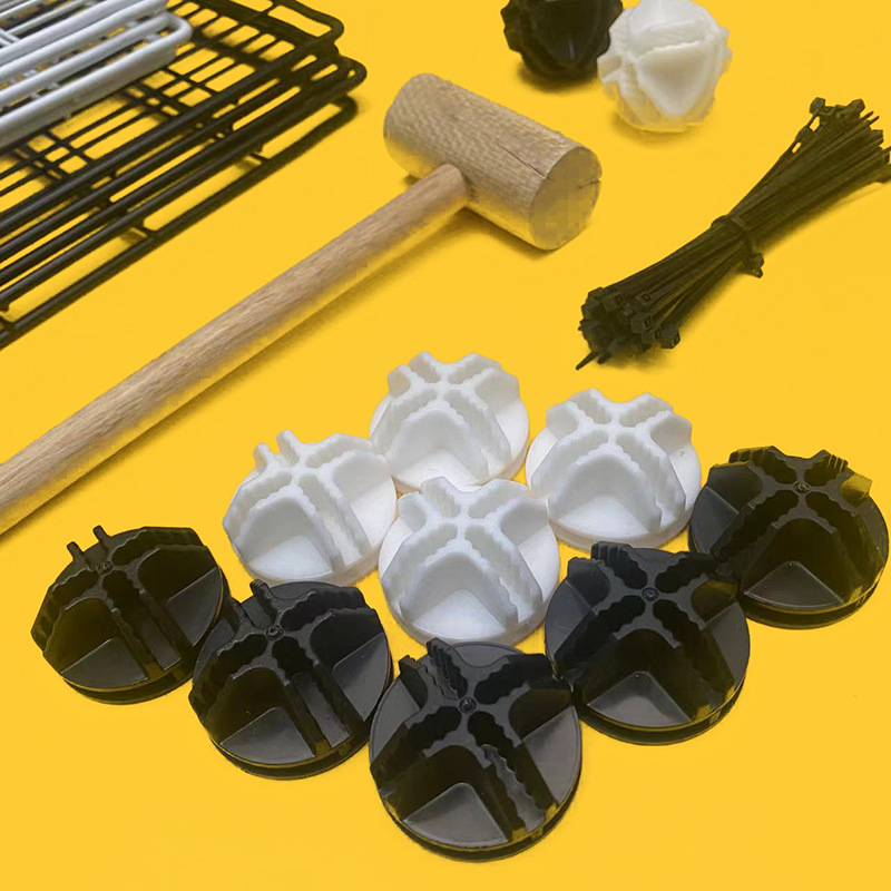 Snap simple wardrobe shoe cabinet connection buckle plastic full circle semicircle cross resin pet cage combination universal accessories