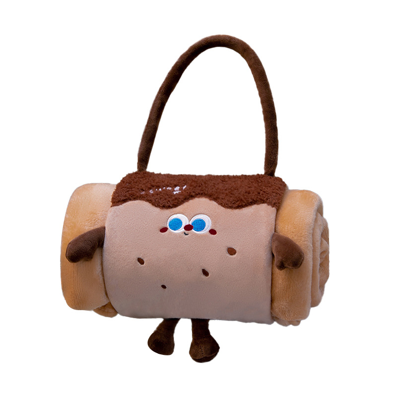 Nap Blanket for Office, Special Nap Flannel Small Quilt, Sofa Cover Blanket, Kidsren's Air-Conditioning Blanket with Logo