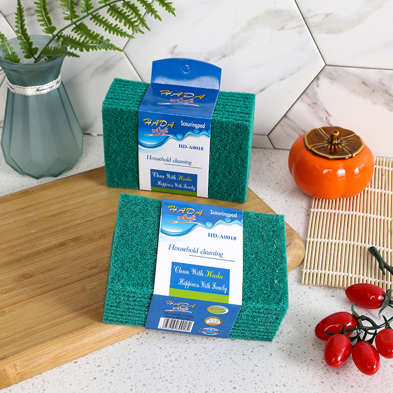 Прямые поставки завода Feifu, акриловые частицы, абразивная губка для мытья посуды