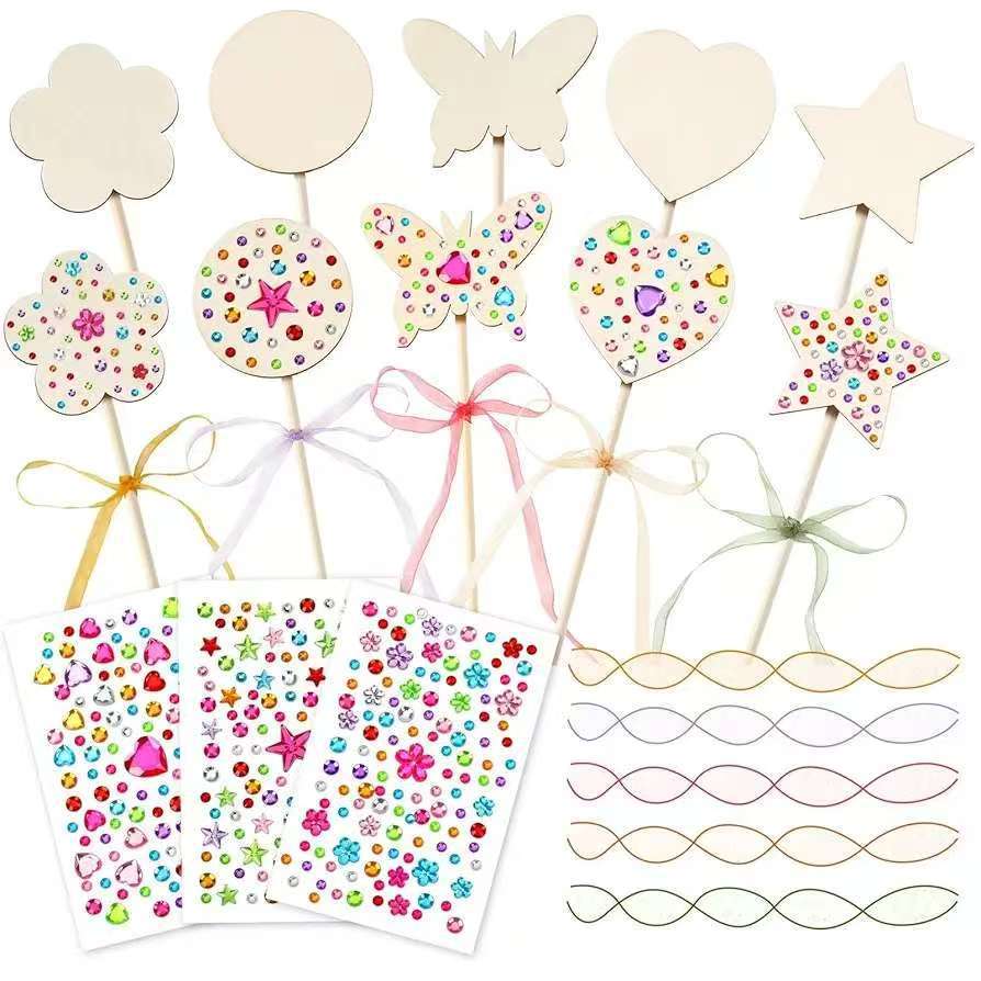 Индивидуальные акриловые наклейки с кристаллами, цветные наклейки для тела, креативные наклейки для рук