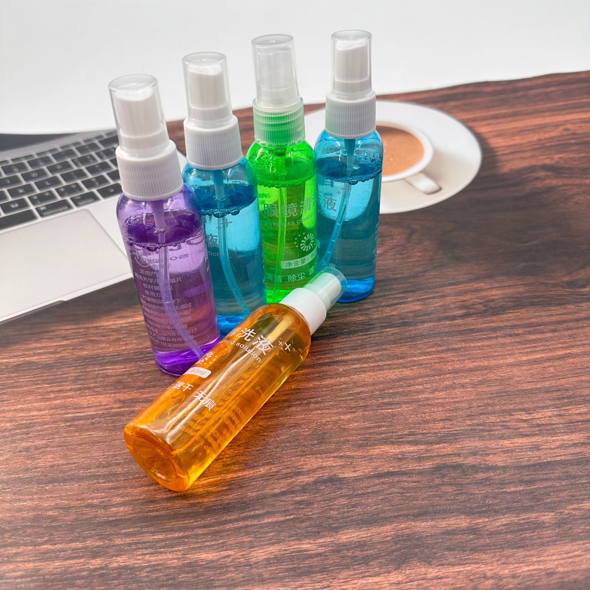 60ml Lens Cleaner Glasses Water Care Solution Screen Cleaning Liquid Lens Care Cleaning Spray