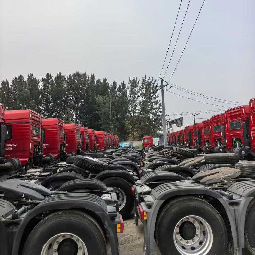 Foreign Trade Shaanxi Automobile Delong M3000 Tractor Head National V Weichai 460 Horsepower Tires 90% New Semi-Trailer Tractor