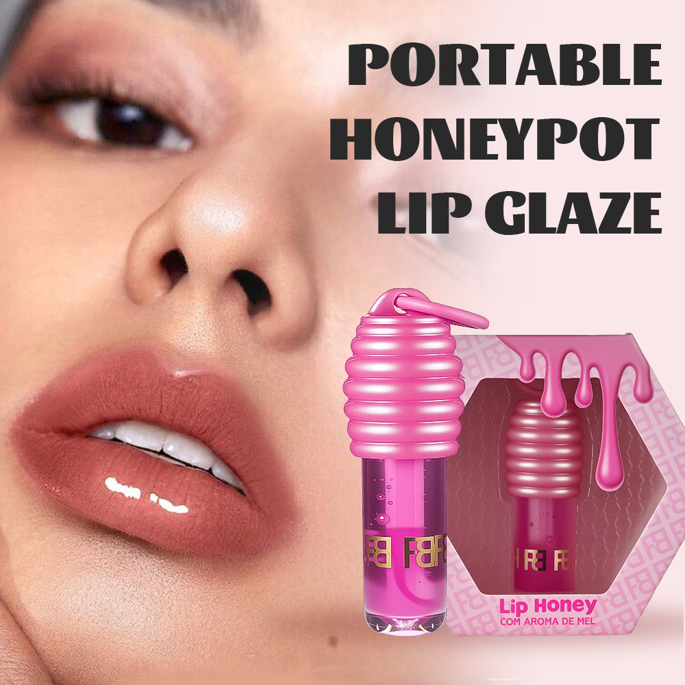 Brazilian Honey Lip Gloss Lip Glaze Lip Oil Lip Essence Moisturizing Moisturizing Water Gloss Lip Gloss Plumping Lip Pearlescent Cross-Border