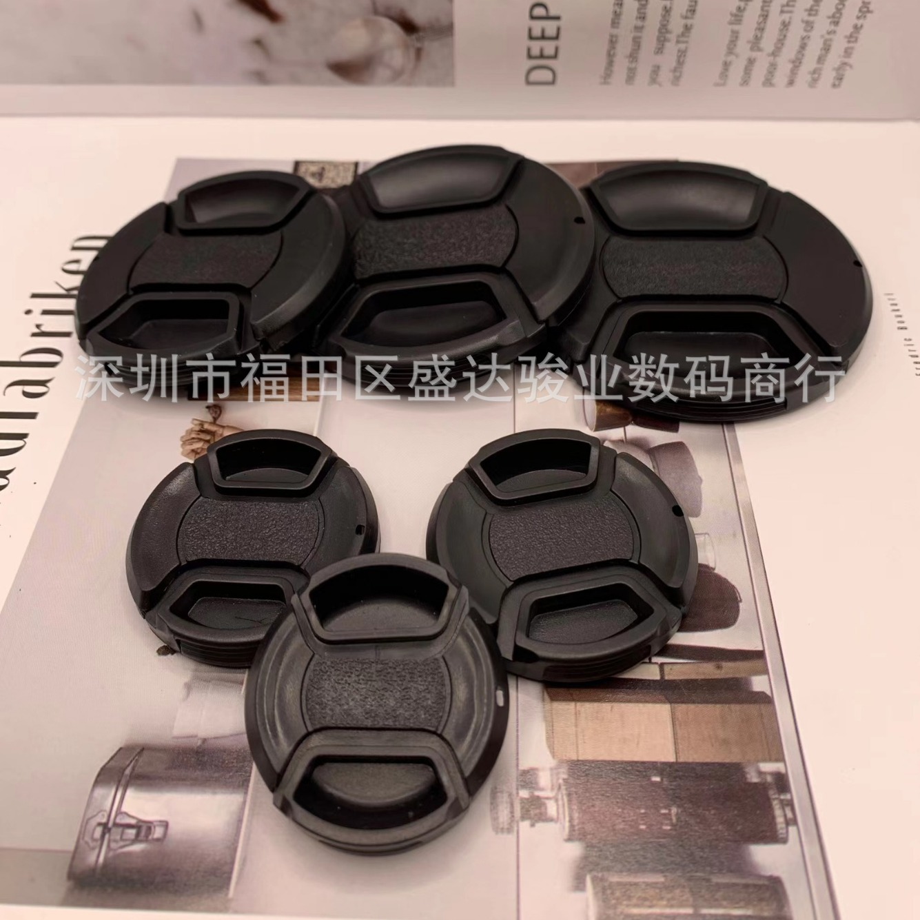 Оптовая защитная крышка для объектива без надписей для зеркальных камер