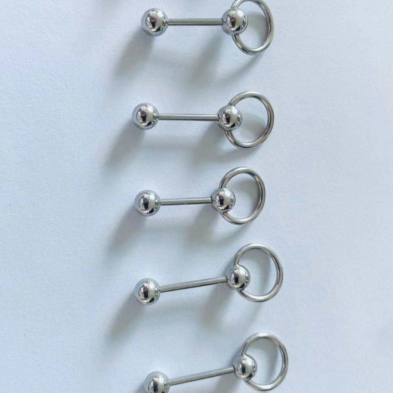 Прямые продажи с завода, горячий стальной шарик для пирсинга языка, Европа и США, стильный пирсинг для девушек, оптовая продажа