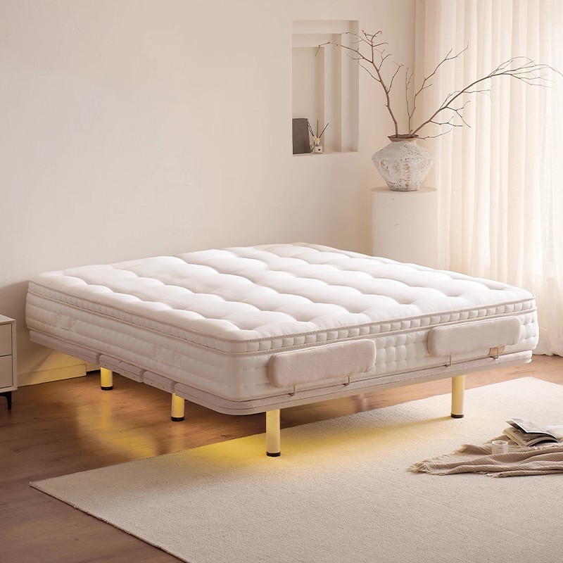 Handmade Horsetail Mattress Suspended Intelligent Electric Multi-Functional Liftable Bed Zero Gravity Dream Simmons Mattress
