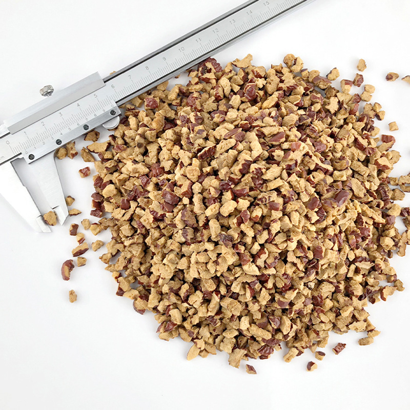 Manufacturers of Origin supply non-nuclear simple particles uniform 5 * 6mm gray jujube diced red jujube dried particles